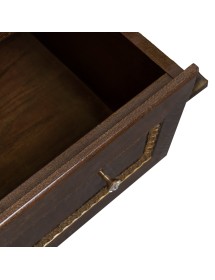 MOBILI 2G - MOBILE BAGNO LEGNO CLASSICO MARMO ROSA ORO L.130 P.64 VISTA CASSETTO