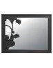 MOBILI 2G - MOBILE BAGNO SOSPESO LEGNO SHABBY CHIC NERO L.120 P.46 VISTA SPECCHIO