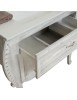 MOBILI 2G - MOBILE BAGNO LEGNO SHABBY CHIC BIANCO L.100 P.46 VISTA APERTURA CASSETTO