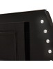 MOBILI 2G - MOBILE BAGNO LEGNO SHABBY CHIC NERO L.100 P.46 VISTA BRILLANTI