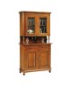 Cristalliera 2 ante napoletana legno massello finitura elite 104 x 43 h.205