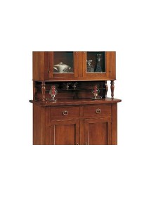 Cristalliera 2 ante napoletana legno massello finitura elite 104 x 43 h.205