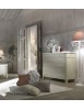 MOBILI 2G - LETTO MATRIMONIALE ARTE POVERA SHABBY CHIC L.183 x P.214 x H.110 vista pediera