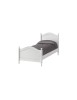 LETTO SINGOLO SHABBY BIANCO SPORCO 100x212x112 (6072)