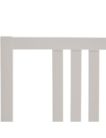 MOBILI 2G - Set 2 sedie legno shabby bianco seduta legno L.43 H.87 P.48 vista schienale