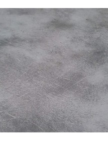 MOBILI 2G - TAVOLO MODERNO GRIGIO CEMENTO ALLUNGABILE 110X70 VISTA COLORE