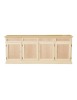 MOBILI 2G -  MADIA CREDENZA IN LEGNO GREZZA 4 ANTE L.205 P.42 H.86