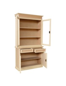 MOBILI 2G - Cristalliera in legno 2 Ante Arte Povera L.105 P.42 H.205