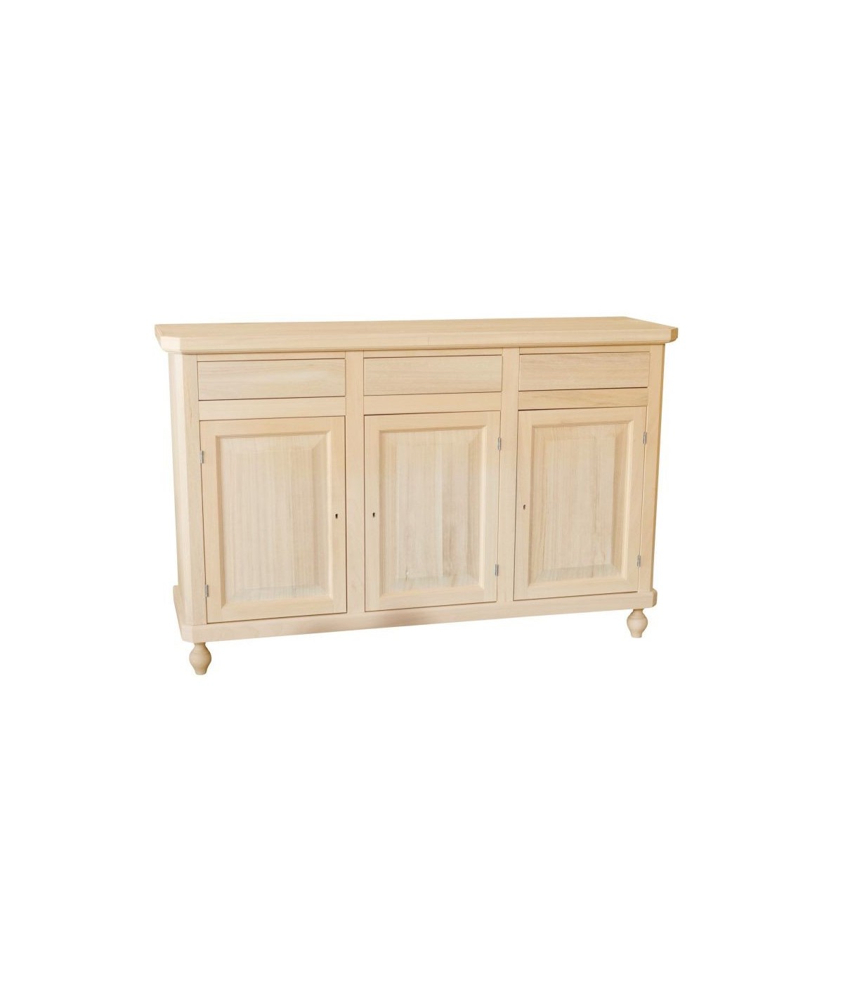 MOBILI 2G -  CREDENZA GREZZA 3 ANTE 3 CASSETTI L.150 P.43 H.98