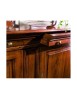 MADIA CREDENZA 2 ANTE IN LEGNO TINTA NOCE L 214xP53xH123
