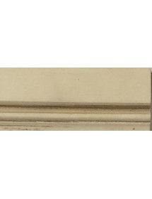 MOBILI 2G - BAULE IN LEGNO ARTE POVERA AVORIO PATINATO L.98 P.47 H.46 VISTA FRONTALE COLORE