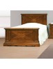 MOBILI 2G - LETTO BASSANO ARTE POVERA IN LEGNO 1 PIAZZA E MEZZA vista frontale