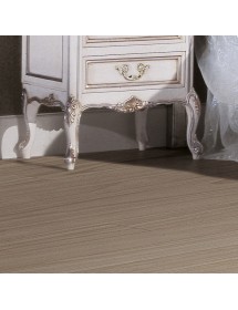 MOBILI 2G - Comodino 3 cassetti Classico Legno Shabby Bianco Argento 56x43x76 vista frontale dettagli