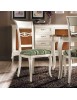 MOBILI 2G - Soggiorno classico legno intarsio finitura bassano vista frontale sedia