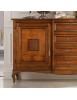 MOBILI 2G - Soggiorno classico legno intarsio finitura bassano vista frontale credenza