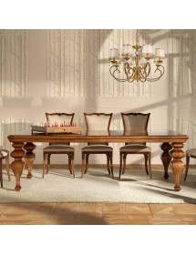 MOBILI 2G - Sedia classica imbottita ecopelle tessuto 52x60x105 vista frontale