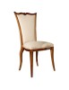 MOBILI 2G - Sedia classica imbottita ecopelle tessuto 52x60x105 vista frontale