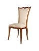 MOBILI 2G - Sedia classica imbottita ecopelle tessuto 52x60x105 vista frontale
