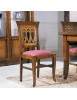 MOBILI 2G - Soggiorno classico completo legno intarsio finitura bassano vista frontale