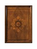 MOBILI 2G - Soggiorno classico completo legno intarsio finitura bassano vista frontale