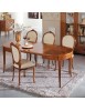 MOBILI 2G - Sedia classica ovalina imbottita legno bassano 49x55x104 vista frontale