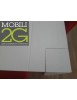 MOBILI 2G - Tavolo Abete bianco spazzolato allungabile misure 140x90 con 2 allunghe da 40 cm VISTA DETTAGLI