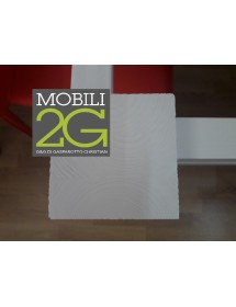 MOBILI 2G - Tavolo Abete bianco spazzolato allungabile misure 180x90 con 2 allunghe VISTA ALLUNGA