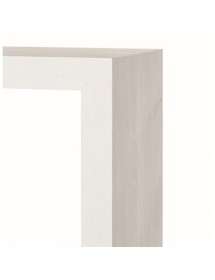 MOBILI 2G - CONSOLLE ALLUNGABILE MODERNA BIANCO CONSUMATO 90x45X75 VISTA GAMBA