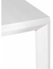 MOBILI 2G - Tavolo moderno bianco frassinato allungabile 130x85 H77 VISTA GAMBA