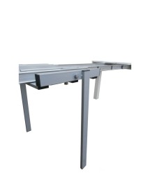 MOBILI 2G - CONSOLLE MODERNA LEGNO WENGE' ALLUNGABILE 110X50X75 VISTA MECCANISMO