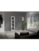 MOBILI 2G - Libreria porta Tv colonna bianco frassinato L46 P30 H175 vista laterale