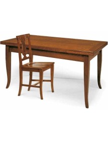 MOBILI 2G - Soggiorno credenza contro mobile tavolo sedie arte povera classica vista tavolo e sedia