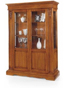 MOBILI 2G - Soggiorno credenza contro mobile tavolo sedie arte povera classica vista vetrina