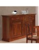 MOBILI 2G - SOGGIORNO COMPLETO LEGNO ARTE POVERA FINITURA BASSANO vista credenza