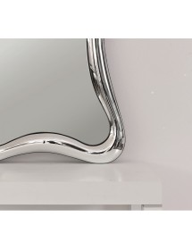 MOBILI 2G - SPECCHIERA MODERNA ONDULATA  75X110 vista dettaglio