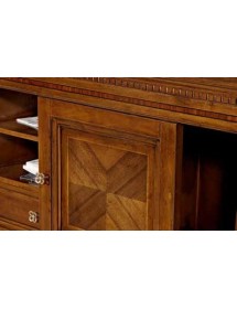 PARETE ATTREZZATA IN LEGNO NOCE BASSANO L.305 P.57 H. 235