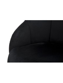 Sgabello bar prague nero cm 55x56x104 (altezza seduta 80cm)