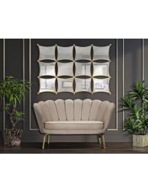 Divano vienna plus crema cm 136x76x78