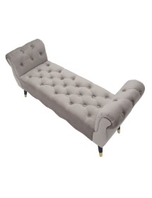 Panchetta paris grigia/gold cm 120x40x60