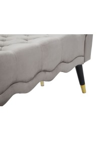 Panchetta paris grigia/gold cm 120x40x60