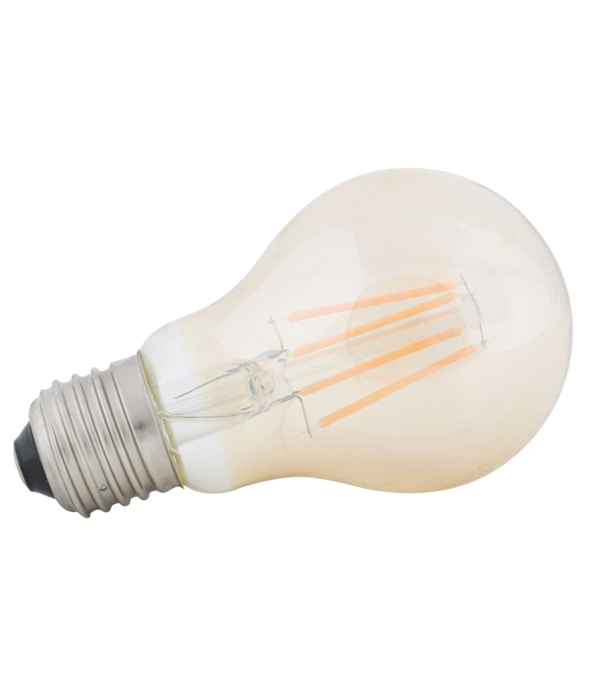 Lampadina led "a60" *220-240v 4w 2200k e27* amber cm 6x10