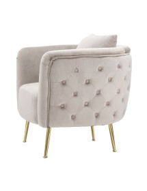 Poltrona bucarest grigia cm 76x74x73