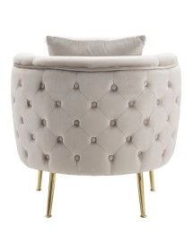 Poltrona bucarest grigia cm 76x74x73