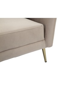 Poltrona kiev grigia cm 88x77x74