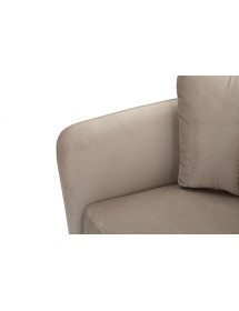 Poltrona kiev grigia cm 88x77x74