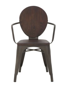 Sedia harlem cm 54x51x83 set 2 pz (altezza seduta cm 43)