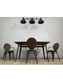 Sedia harlem cm 54x51x83 set 2 pz (altezza seduta cm 43)