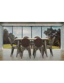 Sedia harlem cm 54x51x83 set 2 pz (altezza seduta cm 43)