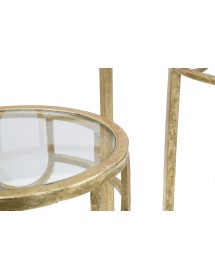 P/telefono gold set 3 pz cm 33x70-28x60-23x50