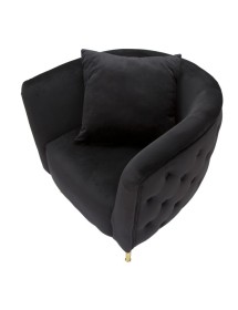 Poltrona bucarest nero cm 76x74x71